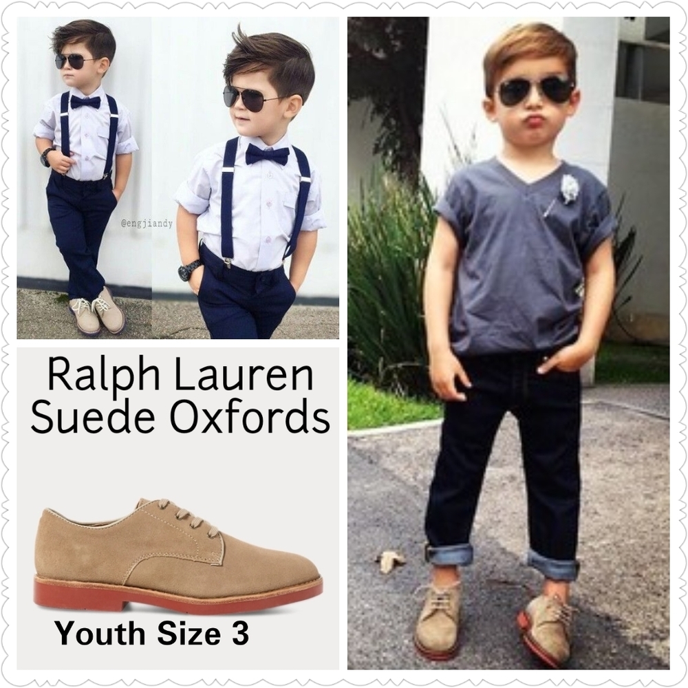 Polo Ralph Lauren Suede Oxfords (Little Boys)